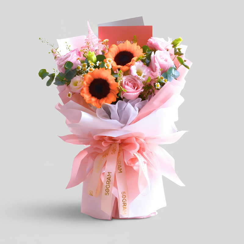 Hannah Sunflower Hand Bouquet