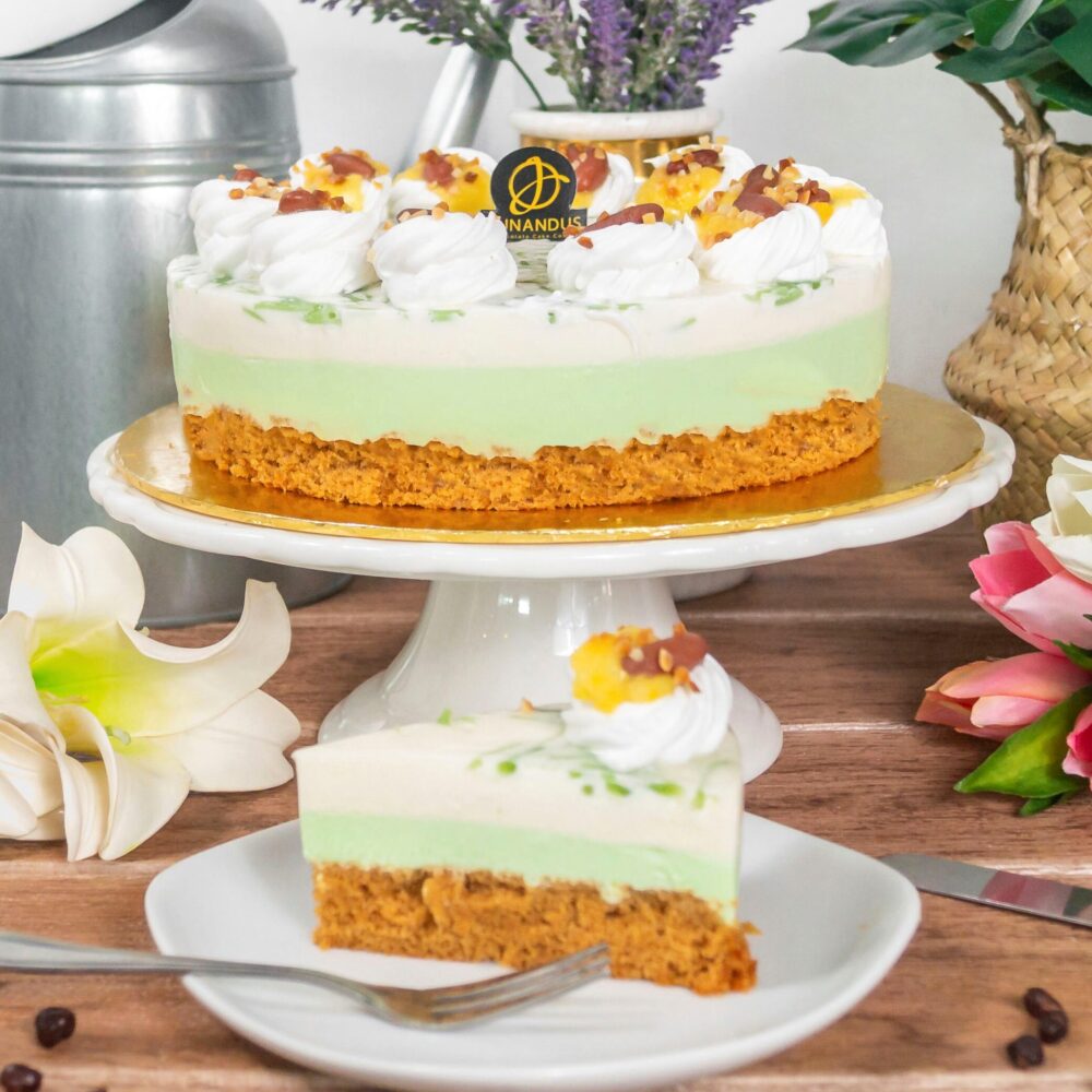 Cendol cake front shot cropped e1594378904742