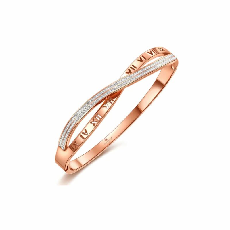 Vera Roman Numeric with Dias Bangle