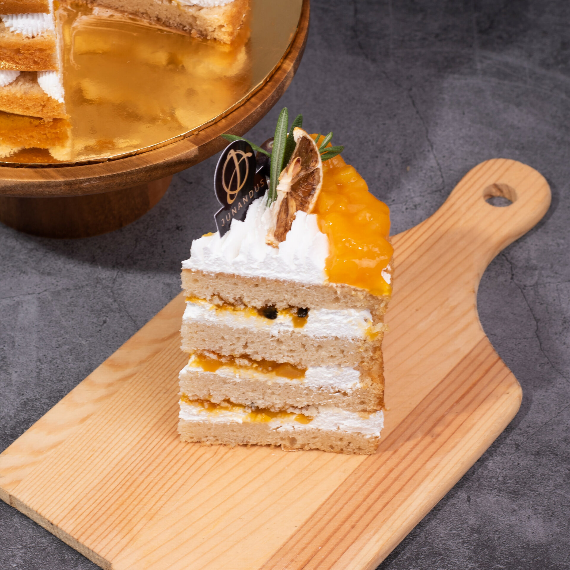 Mango Passion Vegan Naked Cake | Cake Free Delivery KL & PJ