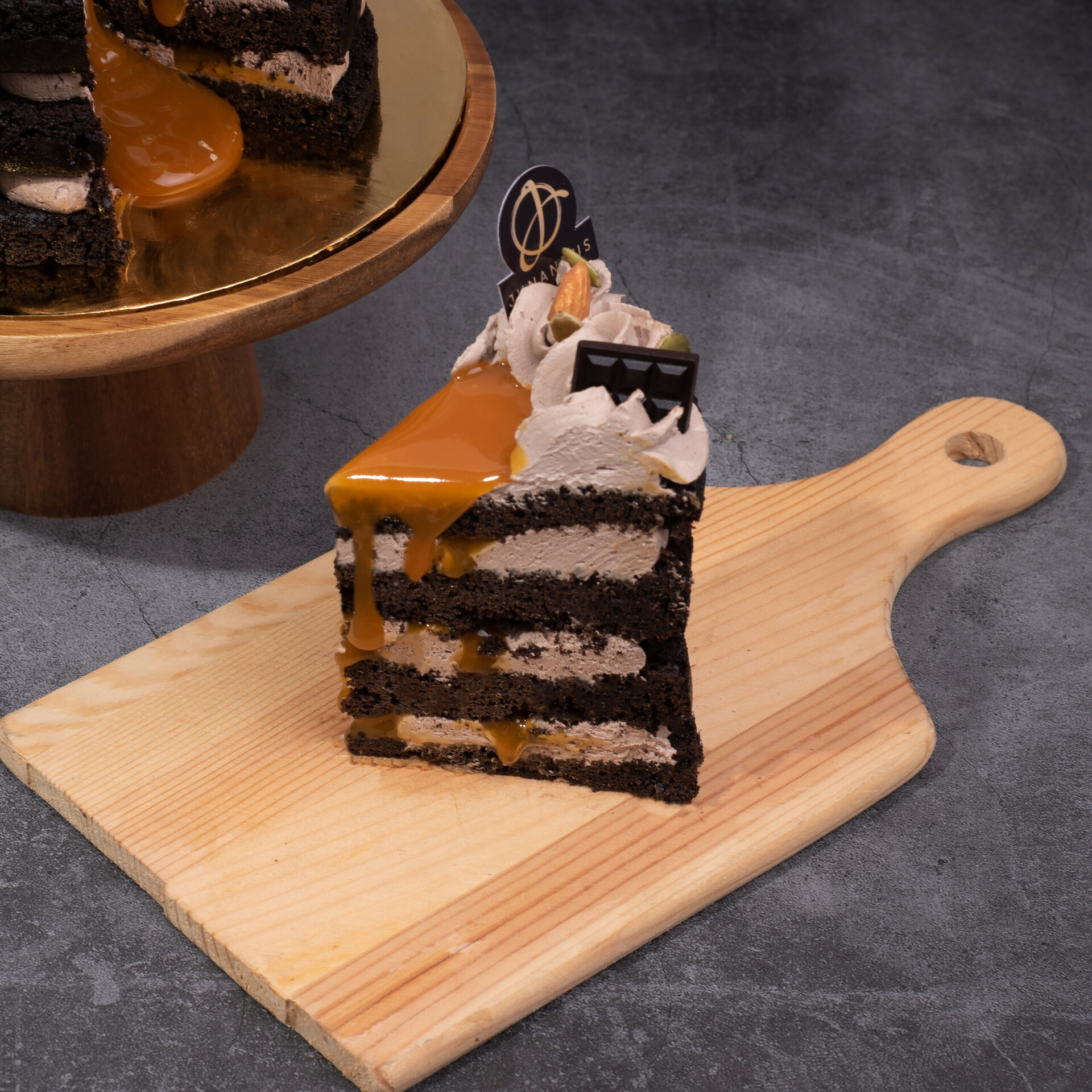 Salted Caramel Vegan Naked Cake | Cake Free Delivery KL & PJ