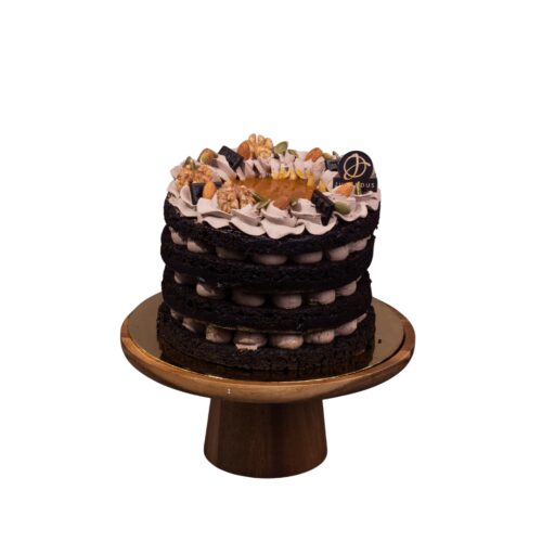 Salted caramel vegan naked cake effective 1st jul 23