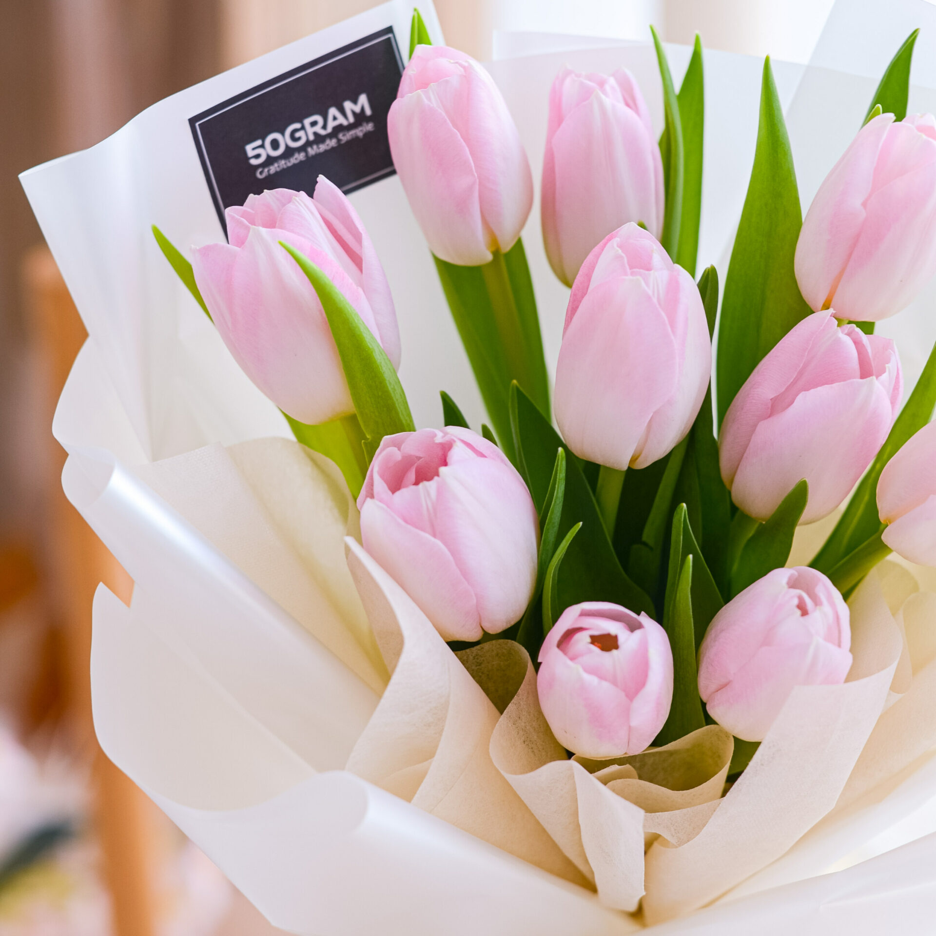 Light pink, tulip, light pink tulip, free delivery, kl, kuala lumpur, birthday, surprise