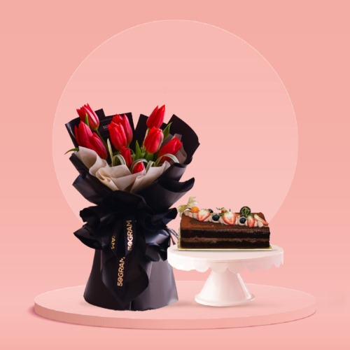 Red, Tulip, Red Tulip, Free Delivery, KL, Kuala Lumpur, Birthday, Surprise