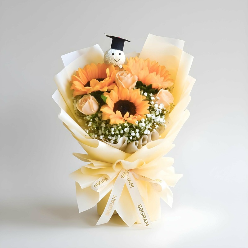 Sunny Up Sunflower Bouquet | Hand Bouquet