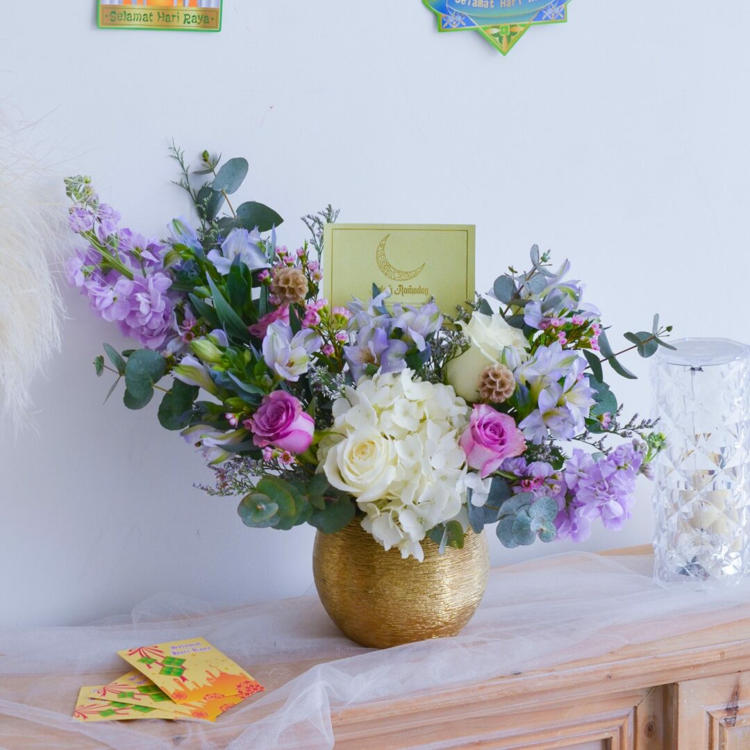 Najma purple roses | flower box