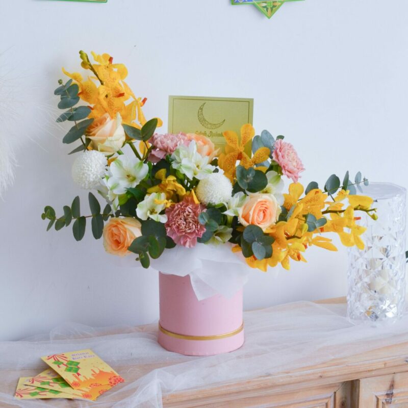 Lailatul Yellow Orchid | Flower Box