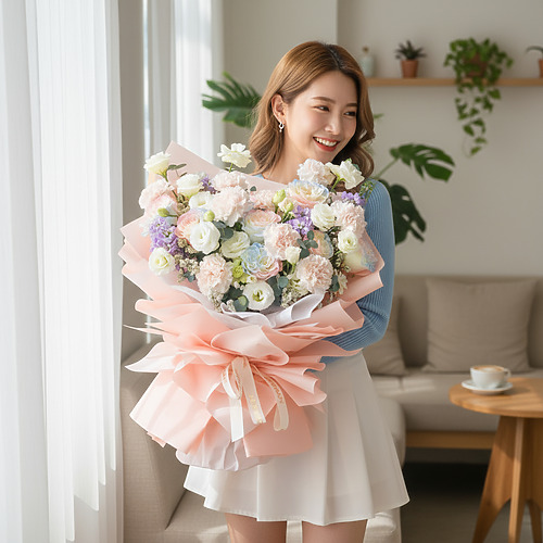 Mermaid pink blue roses fp 2