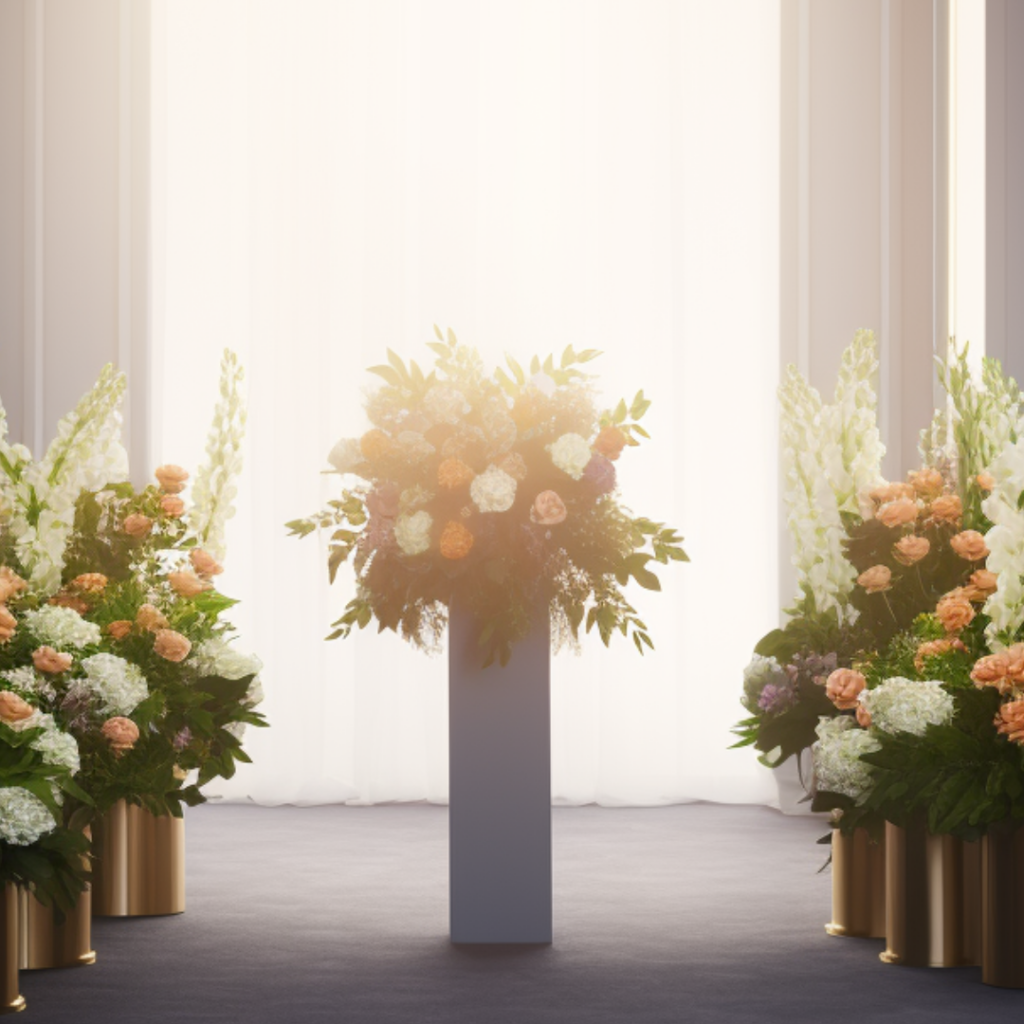 Condolences stand square