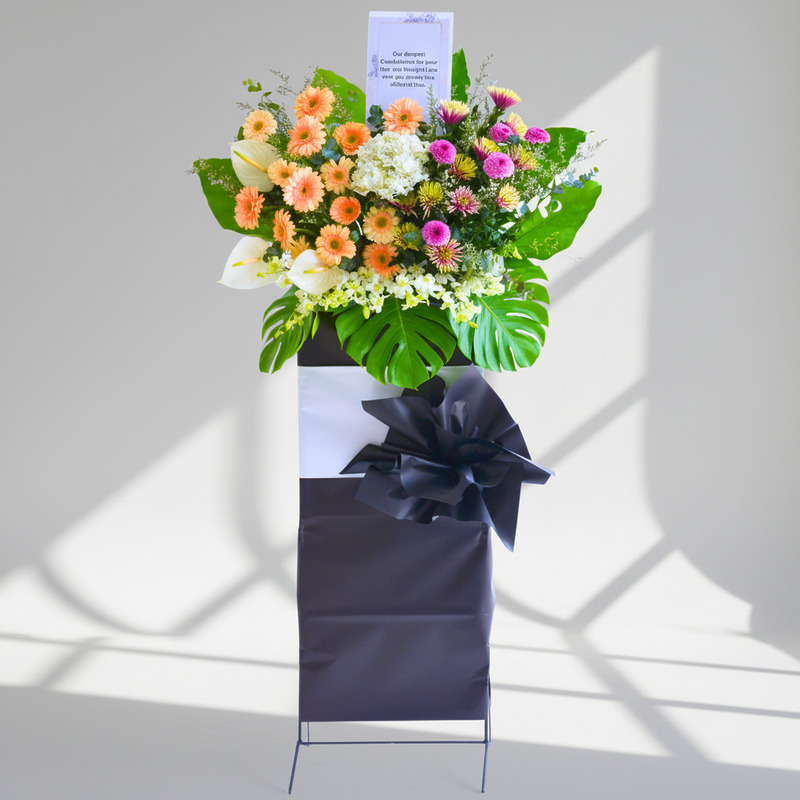 Ethereal Tribute | Condolences Flower Stand