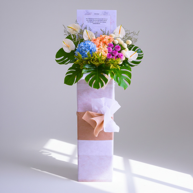 Harmony's Embrace | Condolences Flower Stand