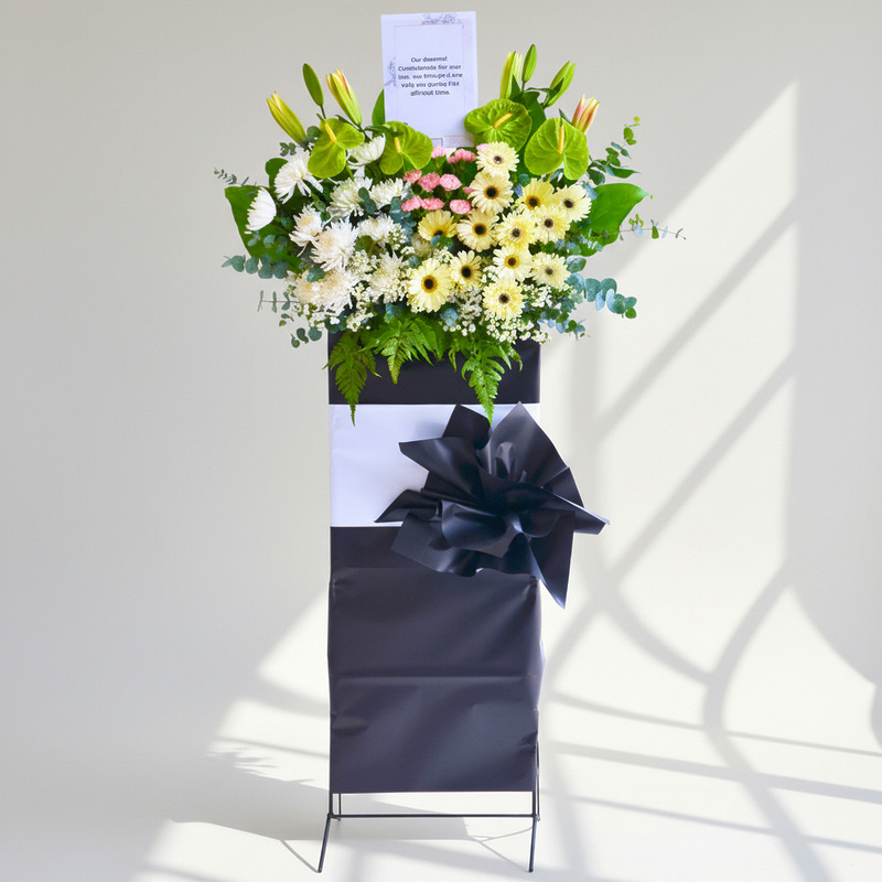 Luminous Memories | Condolences Flower Stand