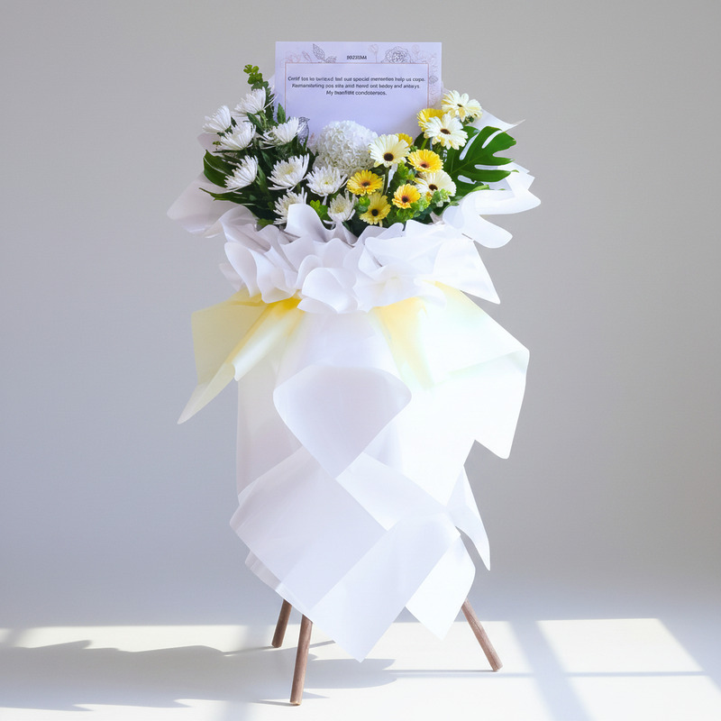 Pure Elegance | Condolences Flower Stand