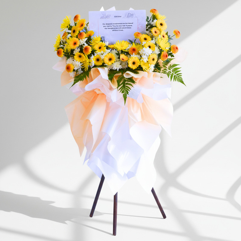 Serenity's Embrace | Condolences Flower Stand