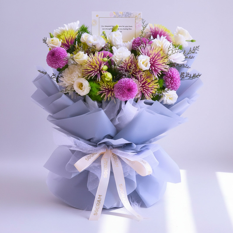 Twilight Serenity | Condolences Hand Bouquet