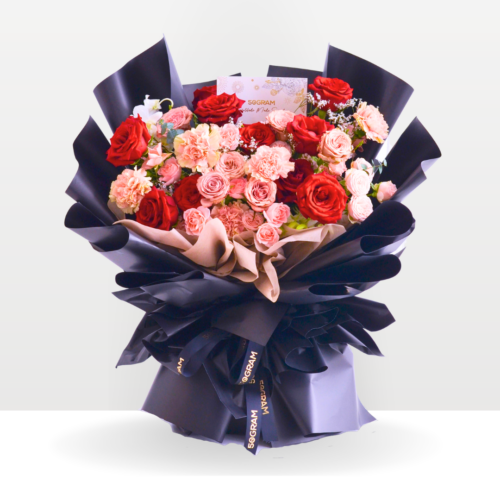 Enchanting eternity flower hand bouquet - free delivery kl & pj