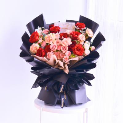 Enchanting eternity flower hand bouquet - free delivery kl & pj