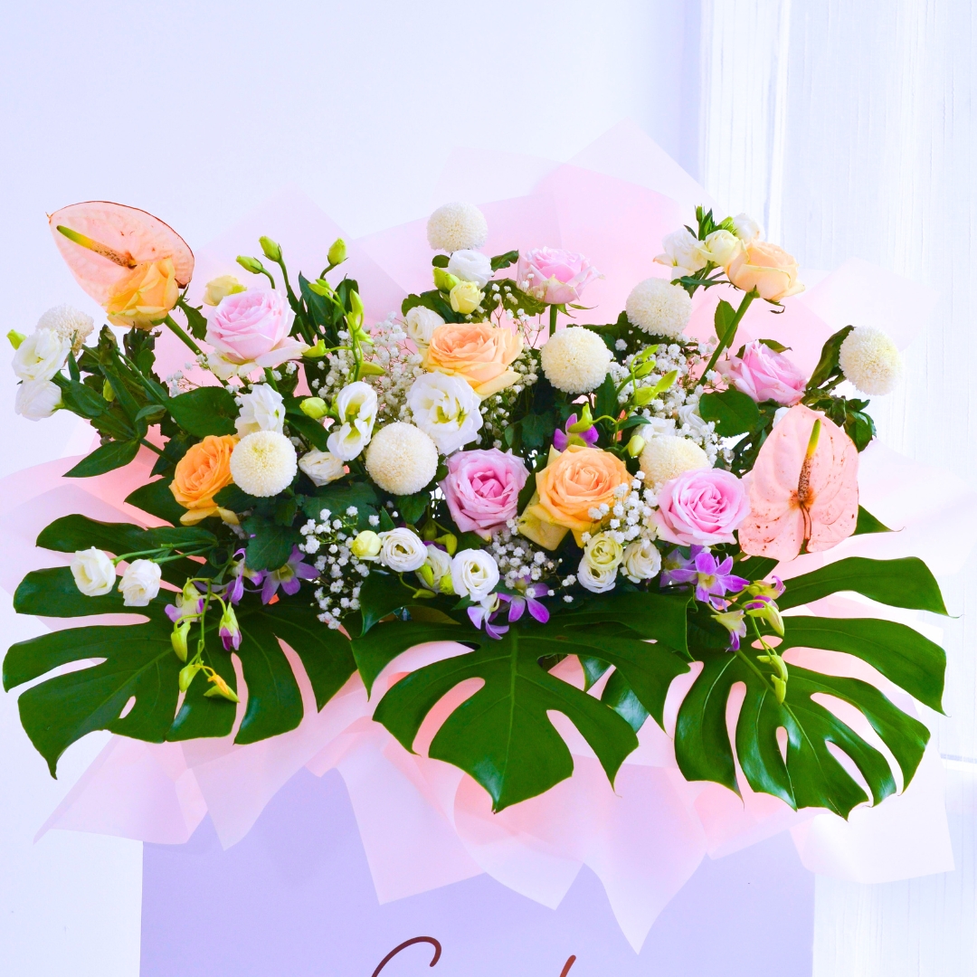 Passion resurgence business opening steel stand | fresh flower | free delivery kl & pj