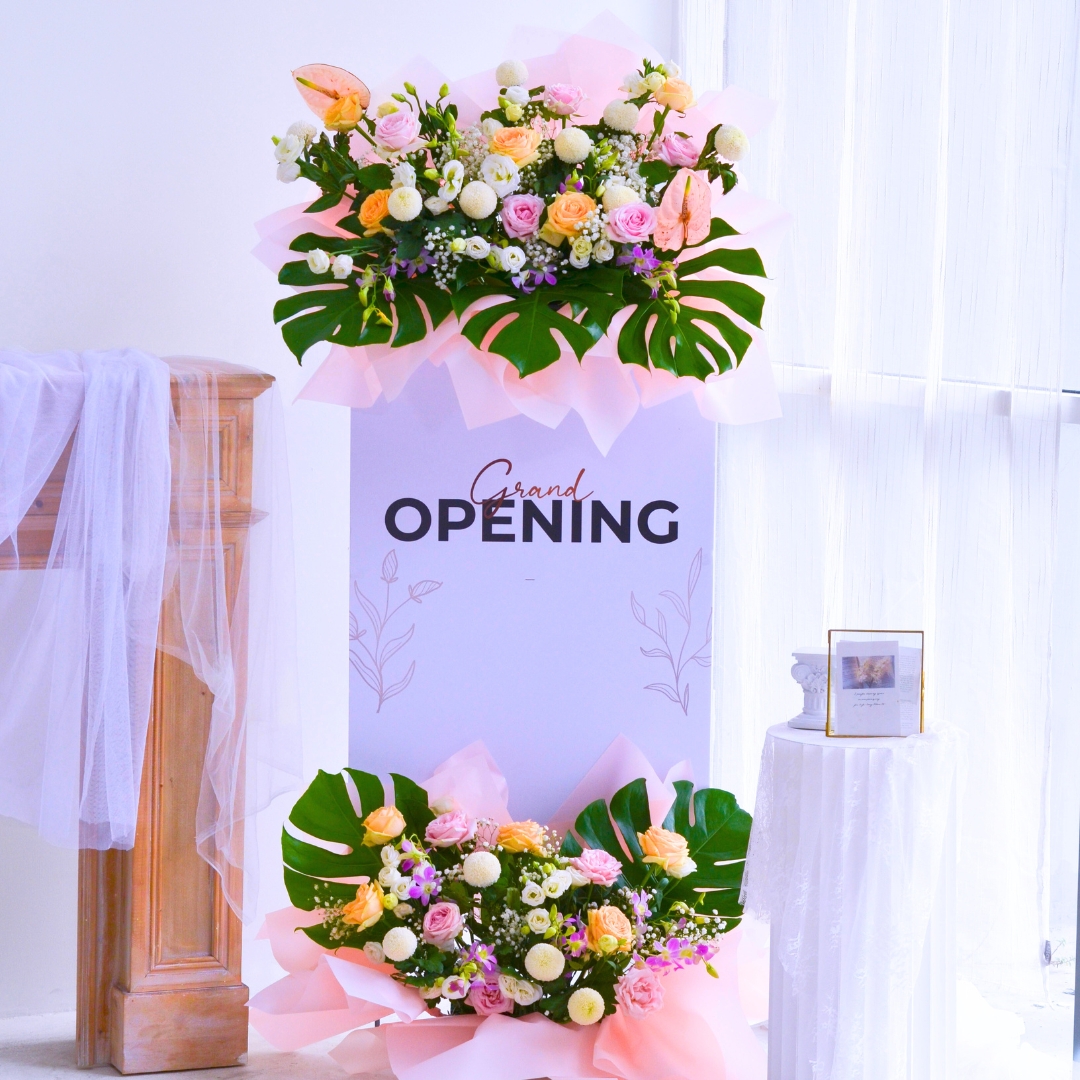 Passion resurgence business opening steel stand | fresh flower | free delivery kl & pj
