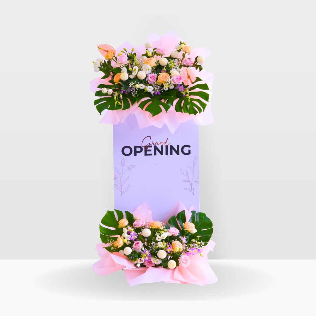 Passion resurgence business opening steel stand | fresh flower | free delivery kl & pj