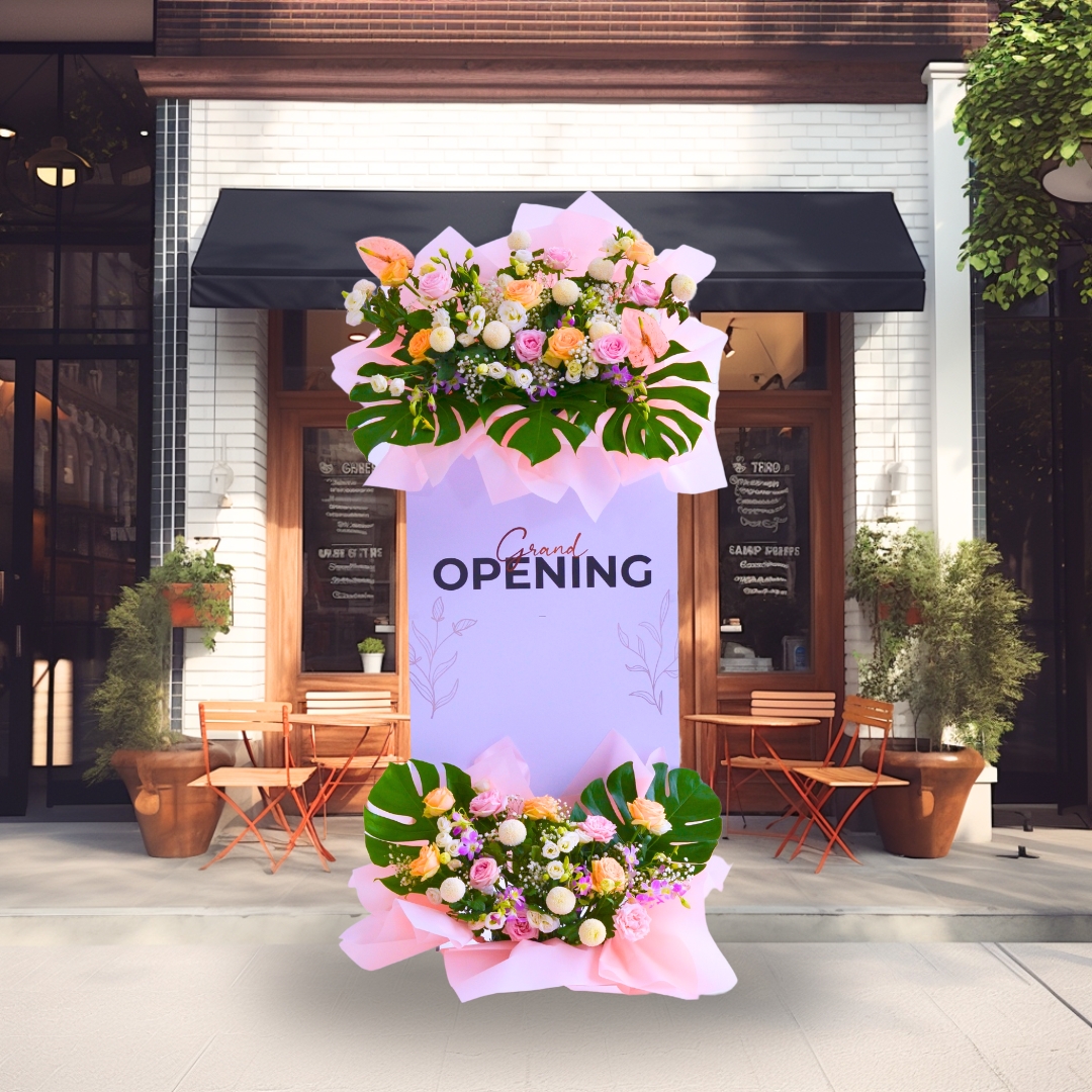 Passion resurgence business opening steel stand | fresh flower | free delivery kl & pj