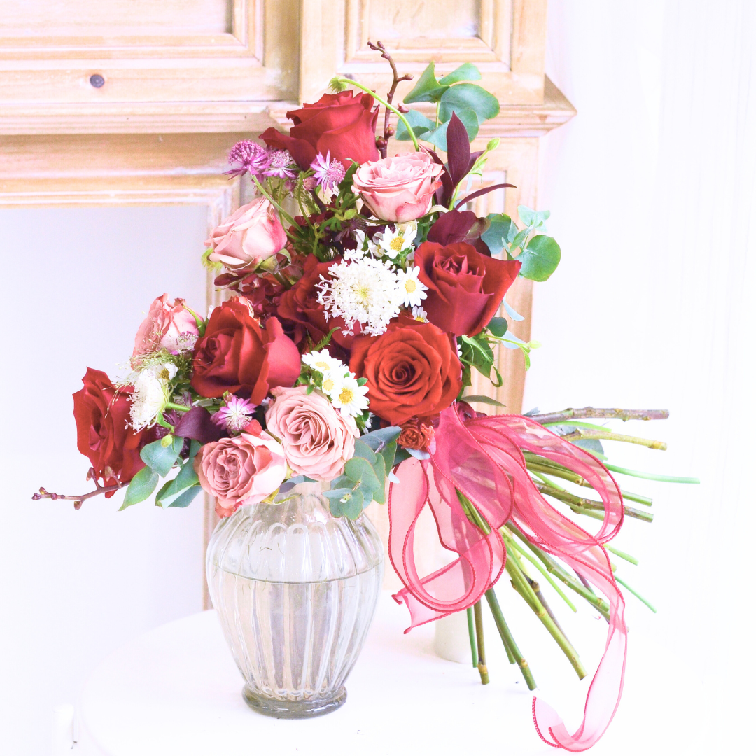 Crimson elegance | bridal bouquet - image 5
