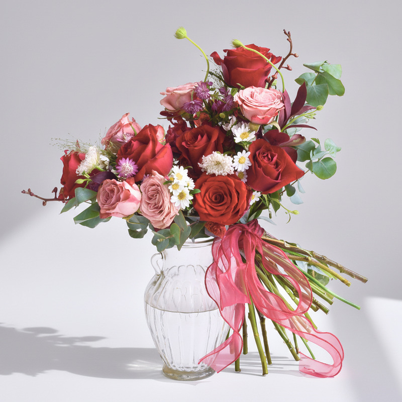 Crimson Elegance | Bridal Bouquet