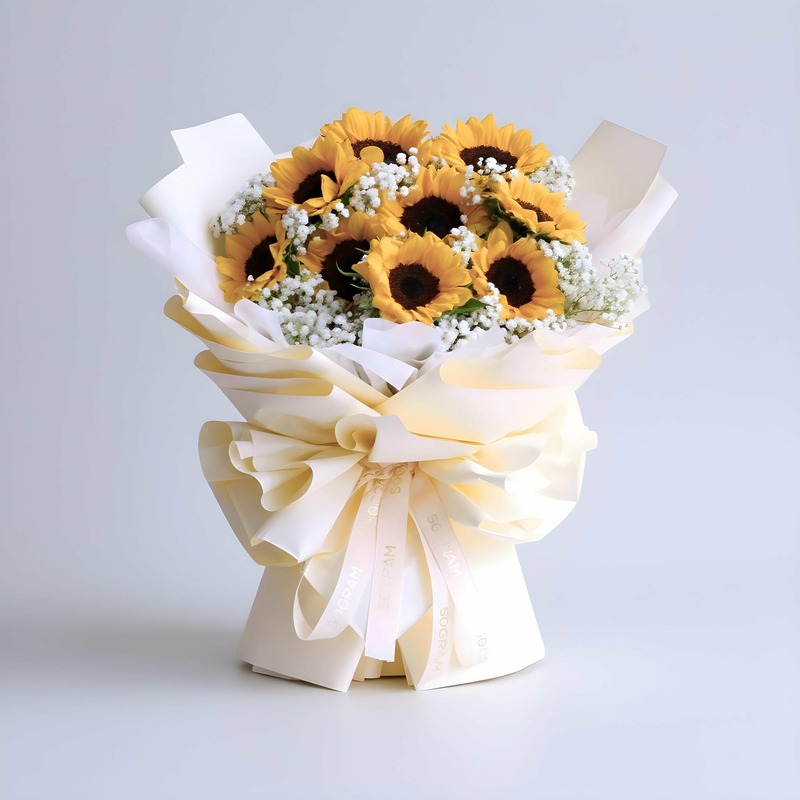 Sunny Blooms Sunflower Hand Bouquet