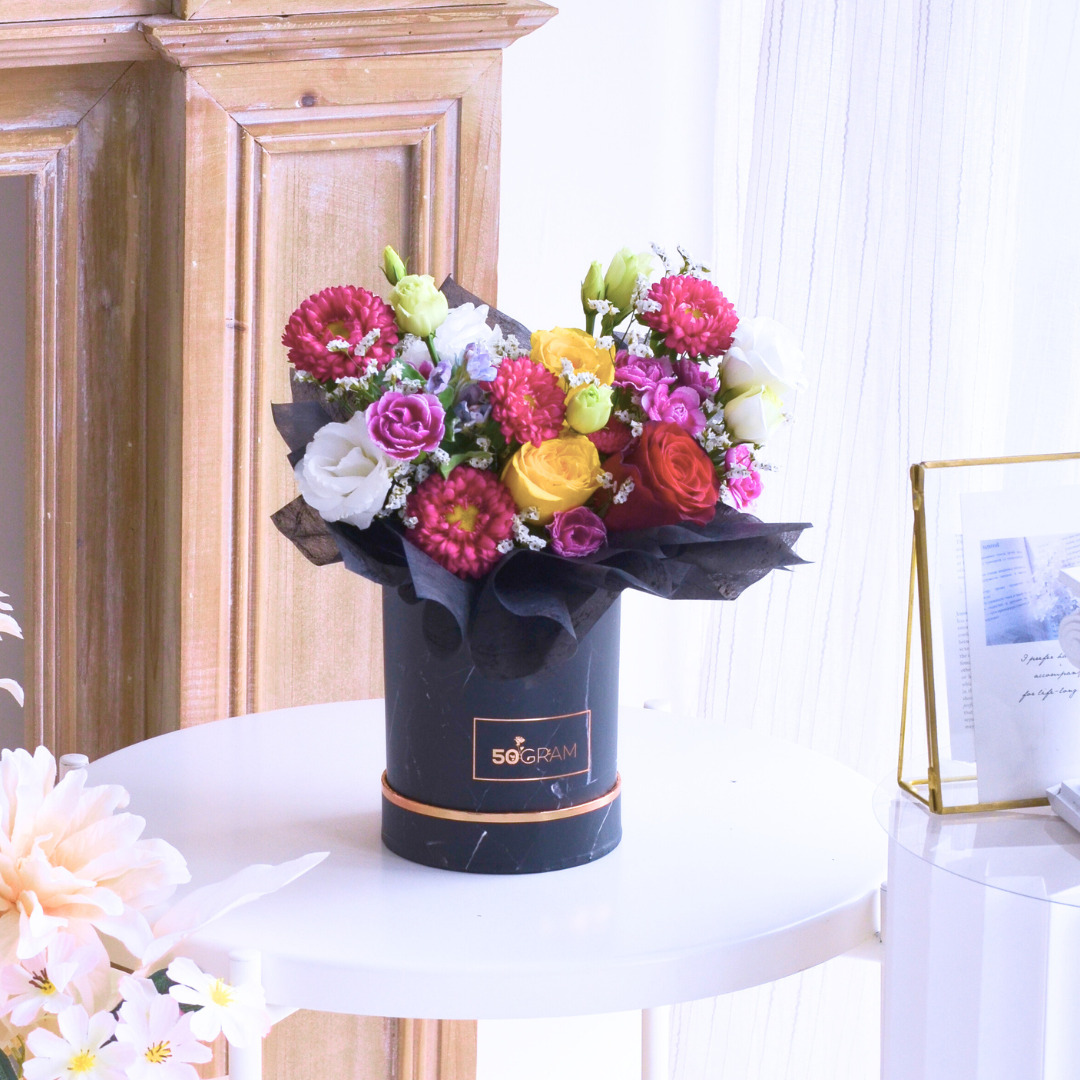 Diwali dazzle | flower box - image 4