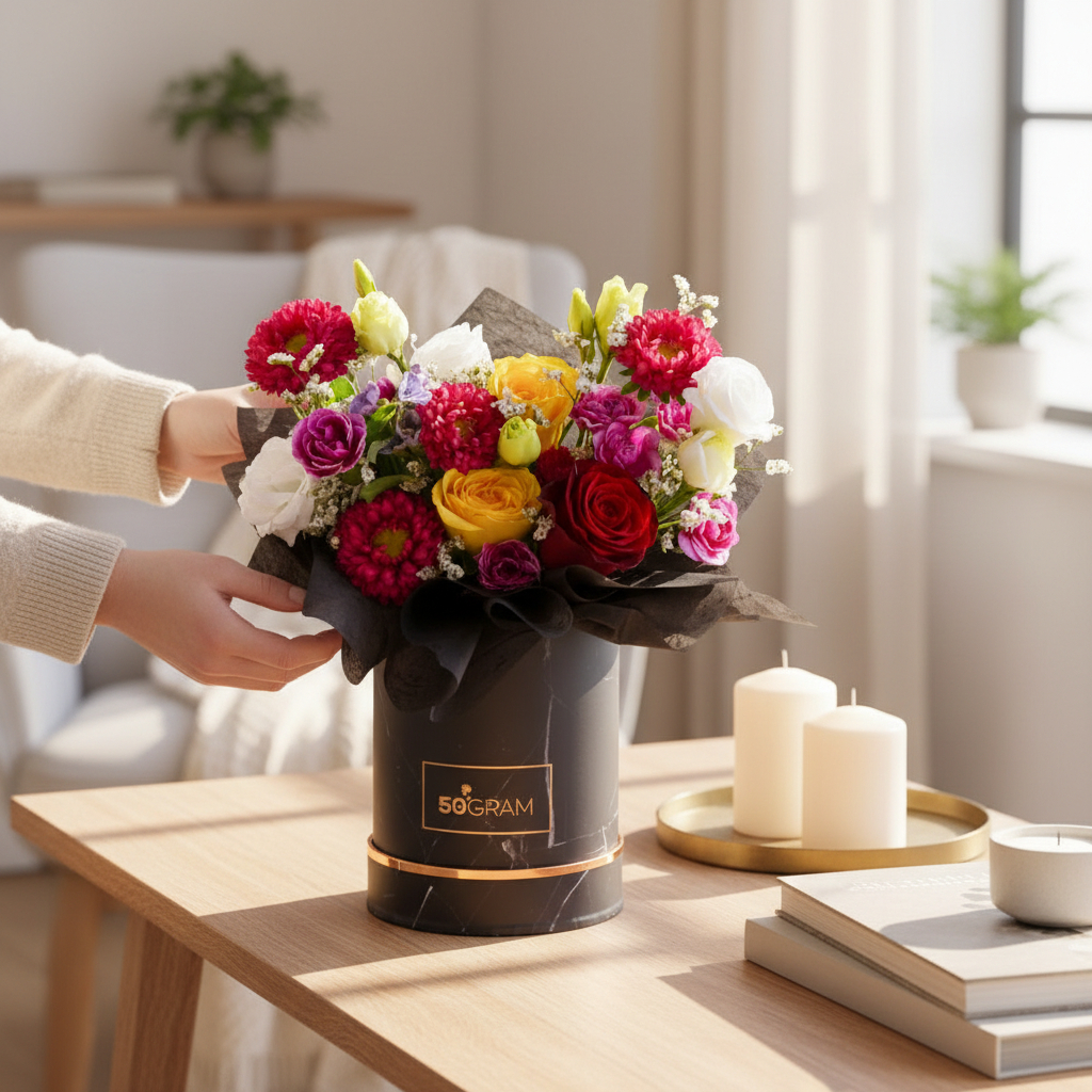 Diwali dazzle | flower box - image 2