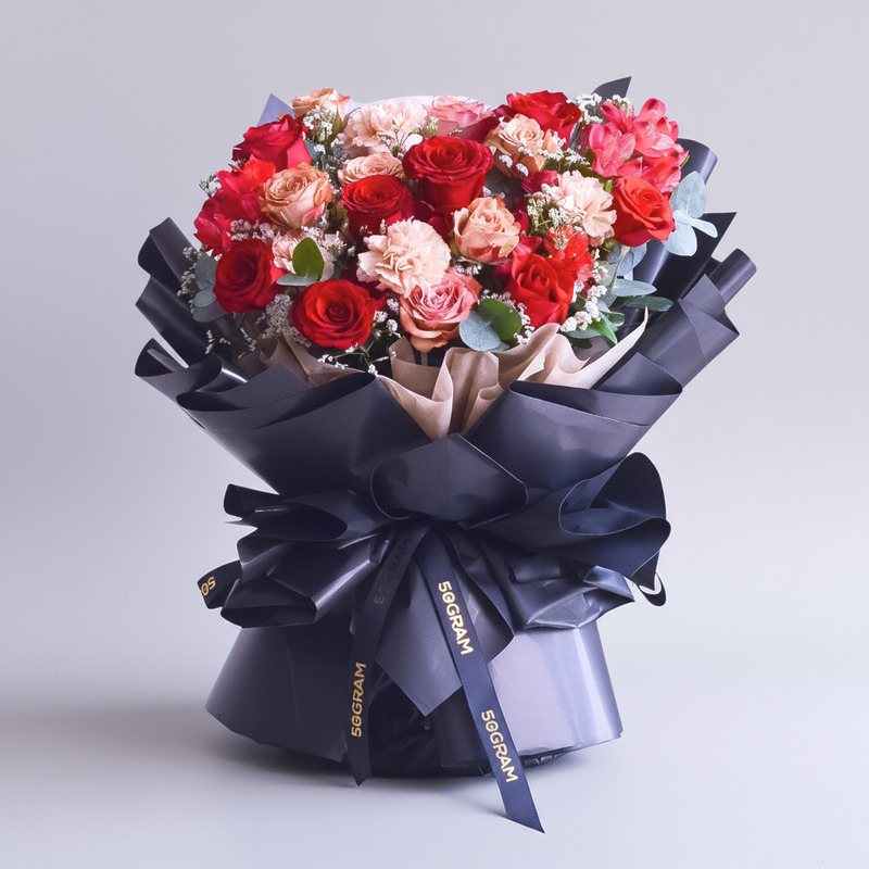 Endless Devotion Red Rose Hand Bouquet