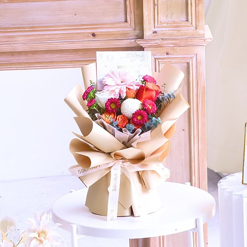 Pink glow posy regular 2