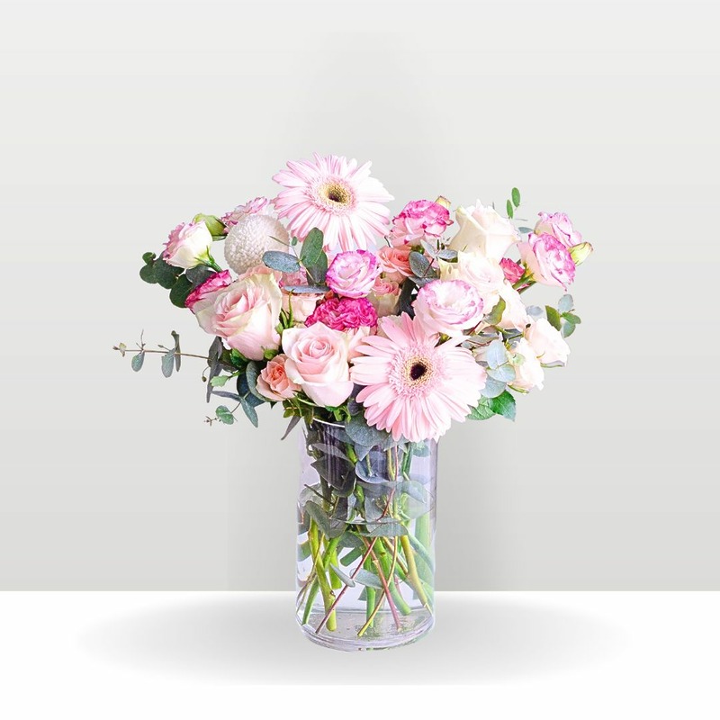 Pink Serenity Vase Flower