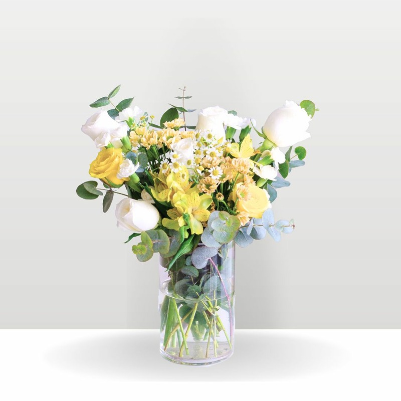 Sunshine Serenade Vase Flower