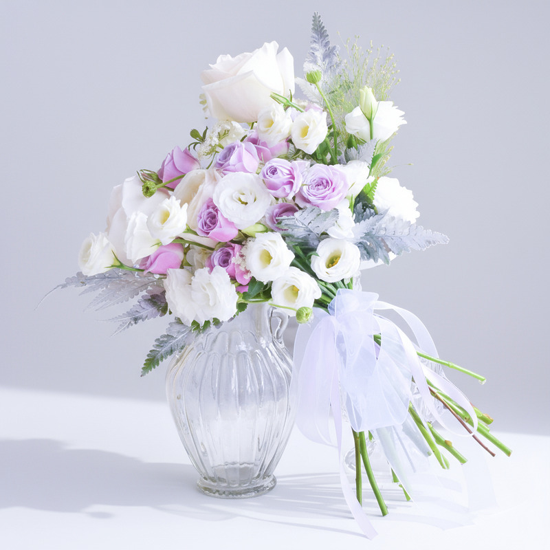 Ivory Amethyst | Bridal Bouquet