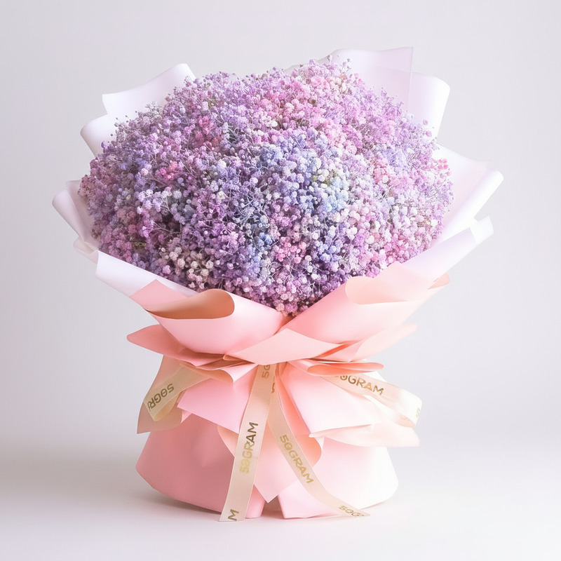 Baby Radiance Baby Breath Hand Bouquet