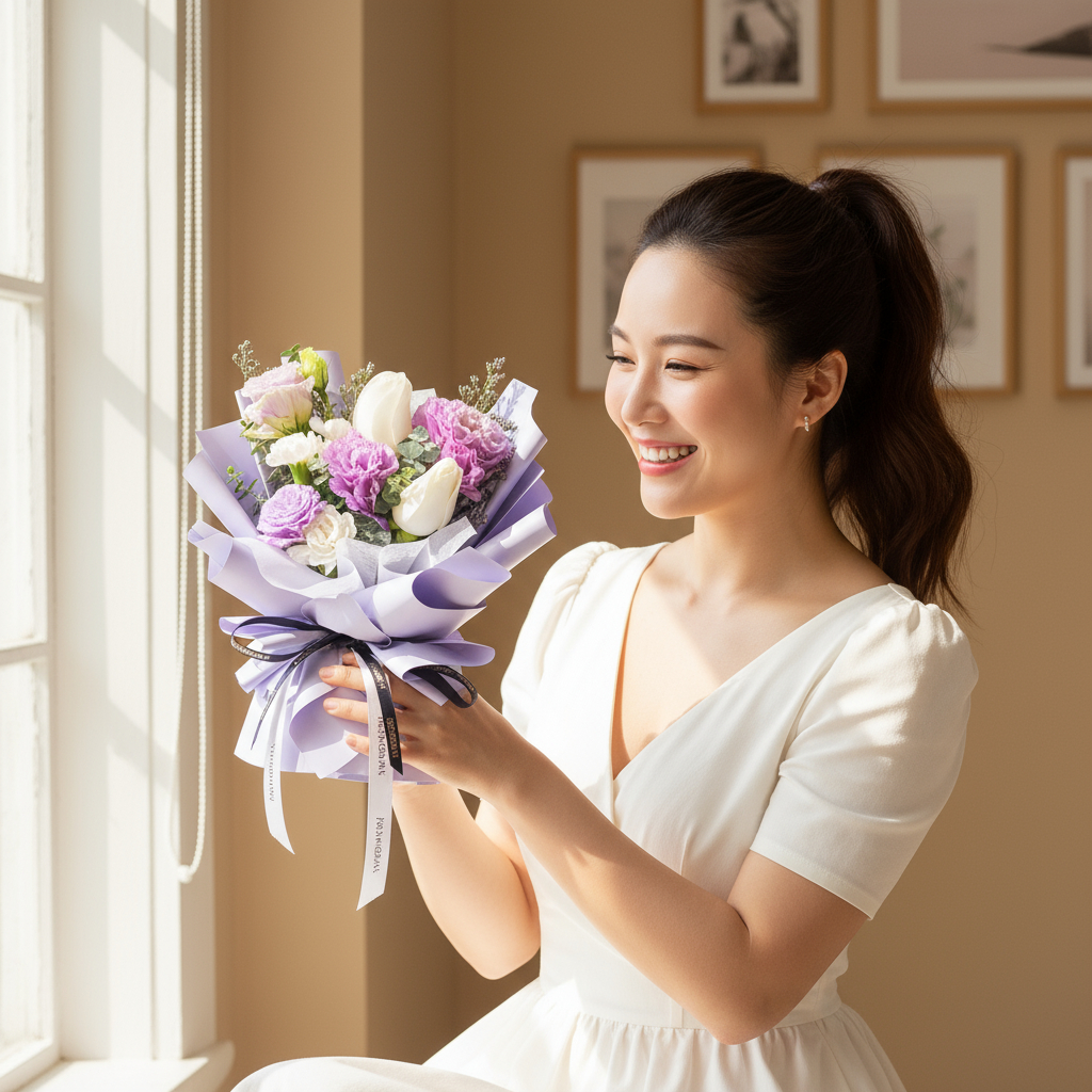 Feminine grace mini hand bouquet - image 3