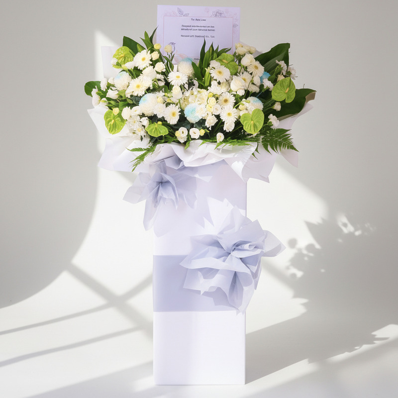 Peaceful Farewell | Condolences Flower Stand