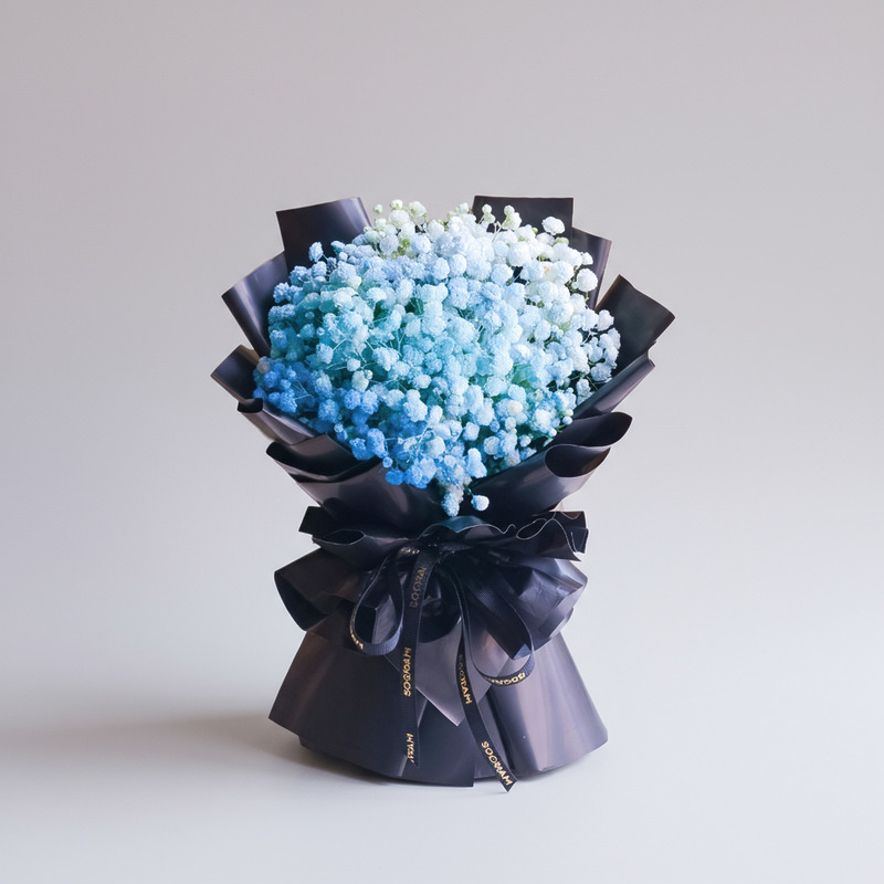Blue Valor Mini Hand Bouquet