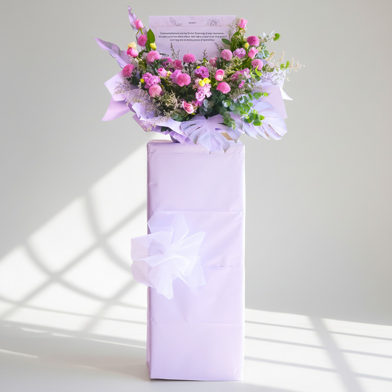 Prosper in Plum | Business Opening Stand