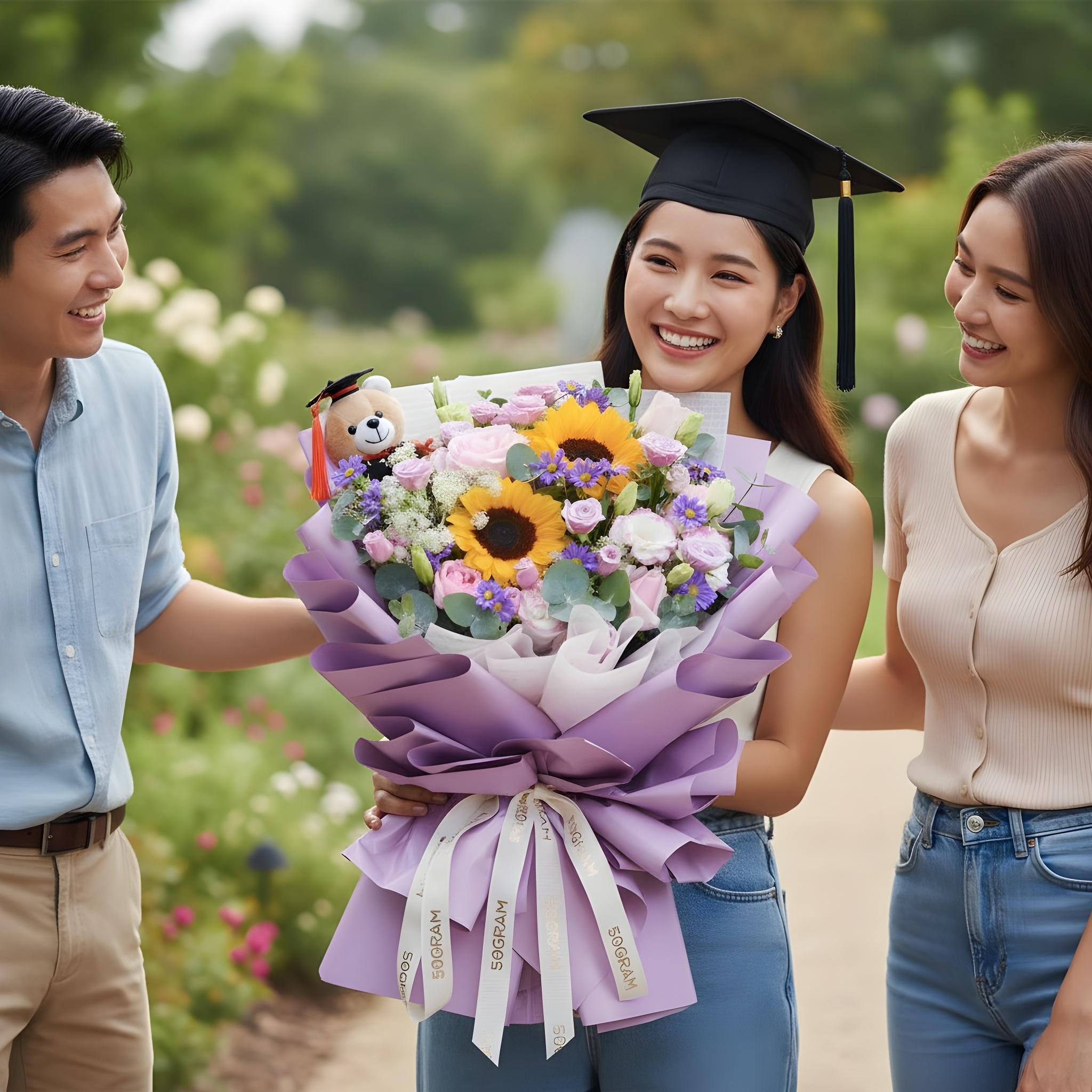 Turning tassels hand bouquet - image 2