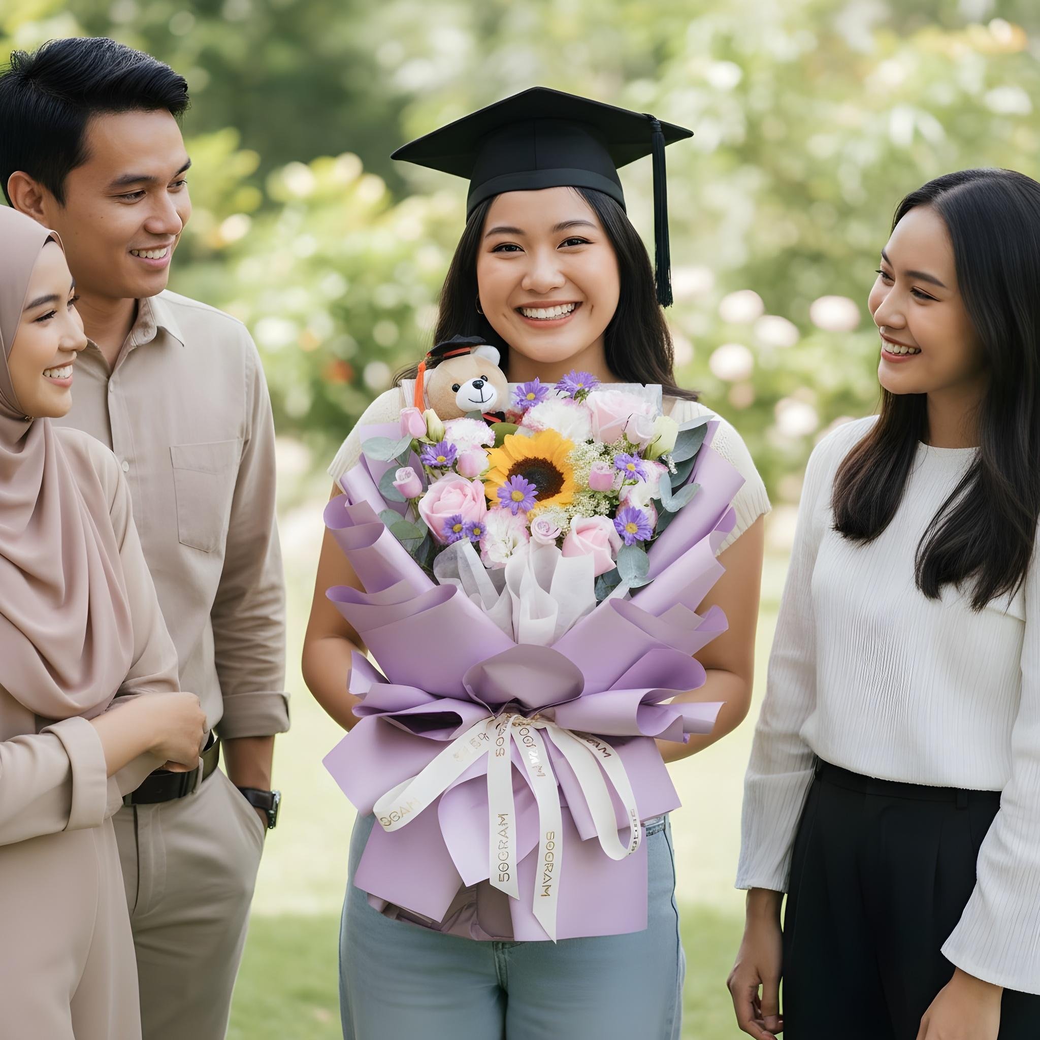 Turning tassels hand bouquet - image 3