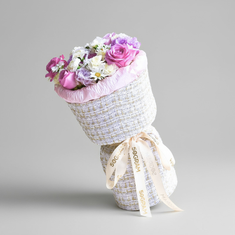 Fairy Dasha Purple Roses Russian Style Bouquet