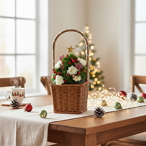 Festive elegance flower basket fp 1
