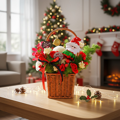 Warm hug flower basket fp 1