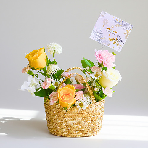 Bright day flower basket fp 1